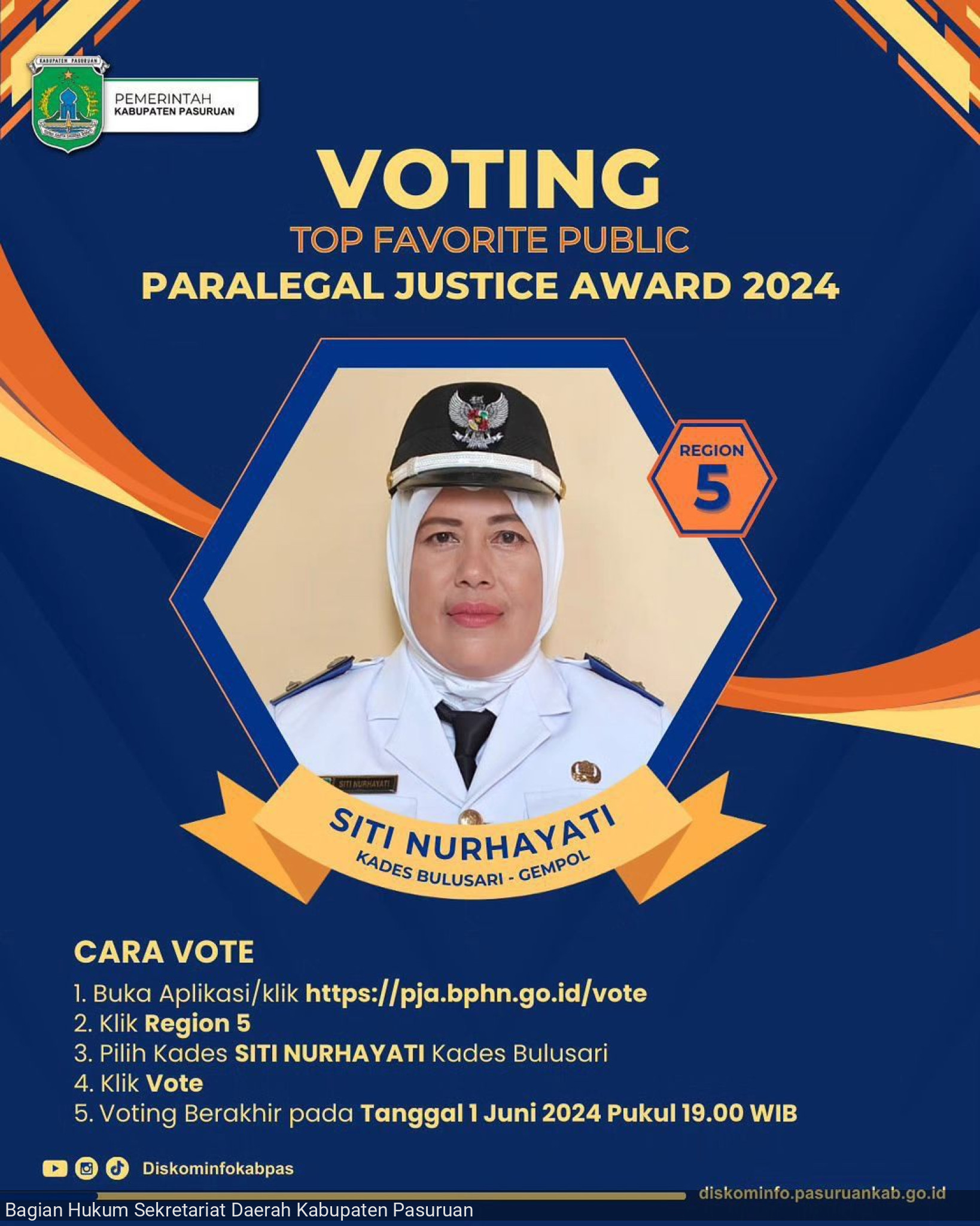 Voting Top Favorite Public Paralegal Justice Award 2024
