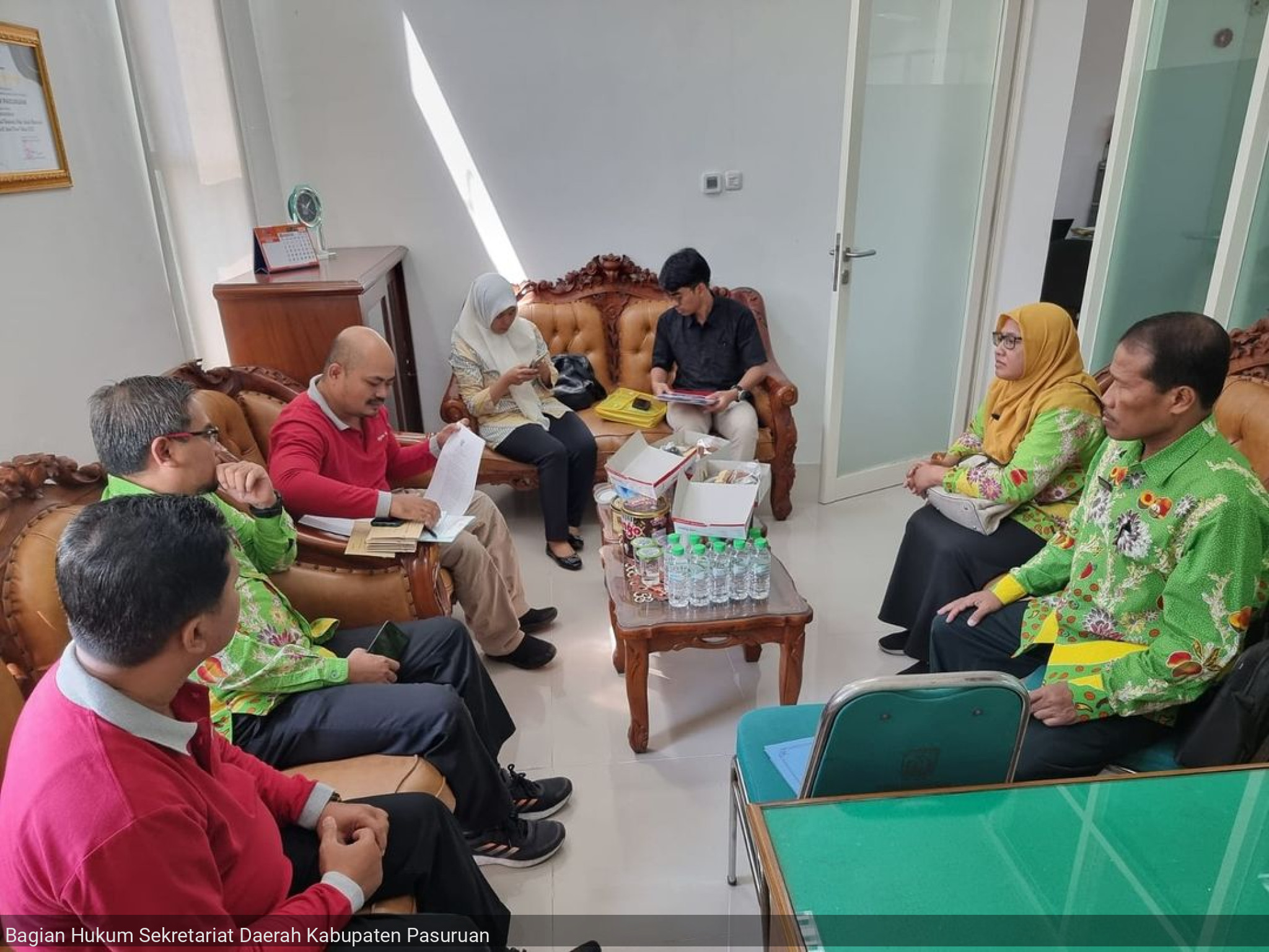 Monitoring dan Evaluasi Dokumen perbaikan hasil Fasilitasi tertulis dari Pemerintah Provinsi Jawa Timur atas Rancangan Peraturan Daerah Kabupaten Pasuruan