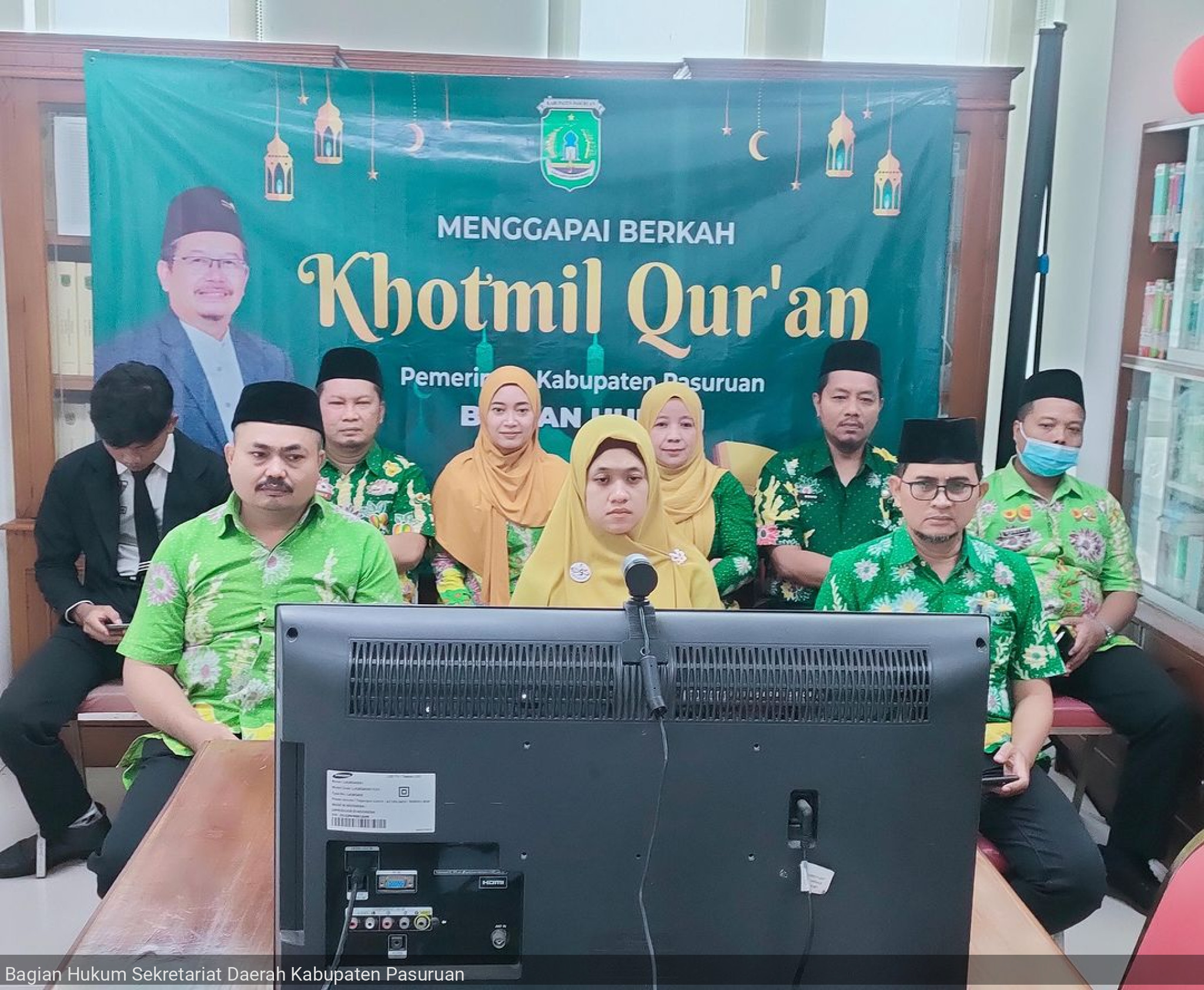 Khotmil Quran Secara Virtual Dilanjutkan Pengarahan Pj. Bupati Pasuruan