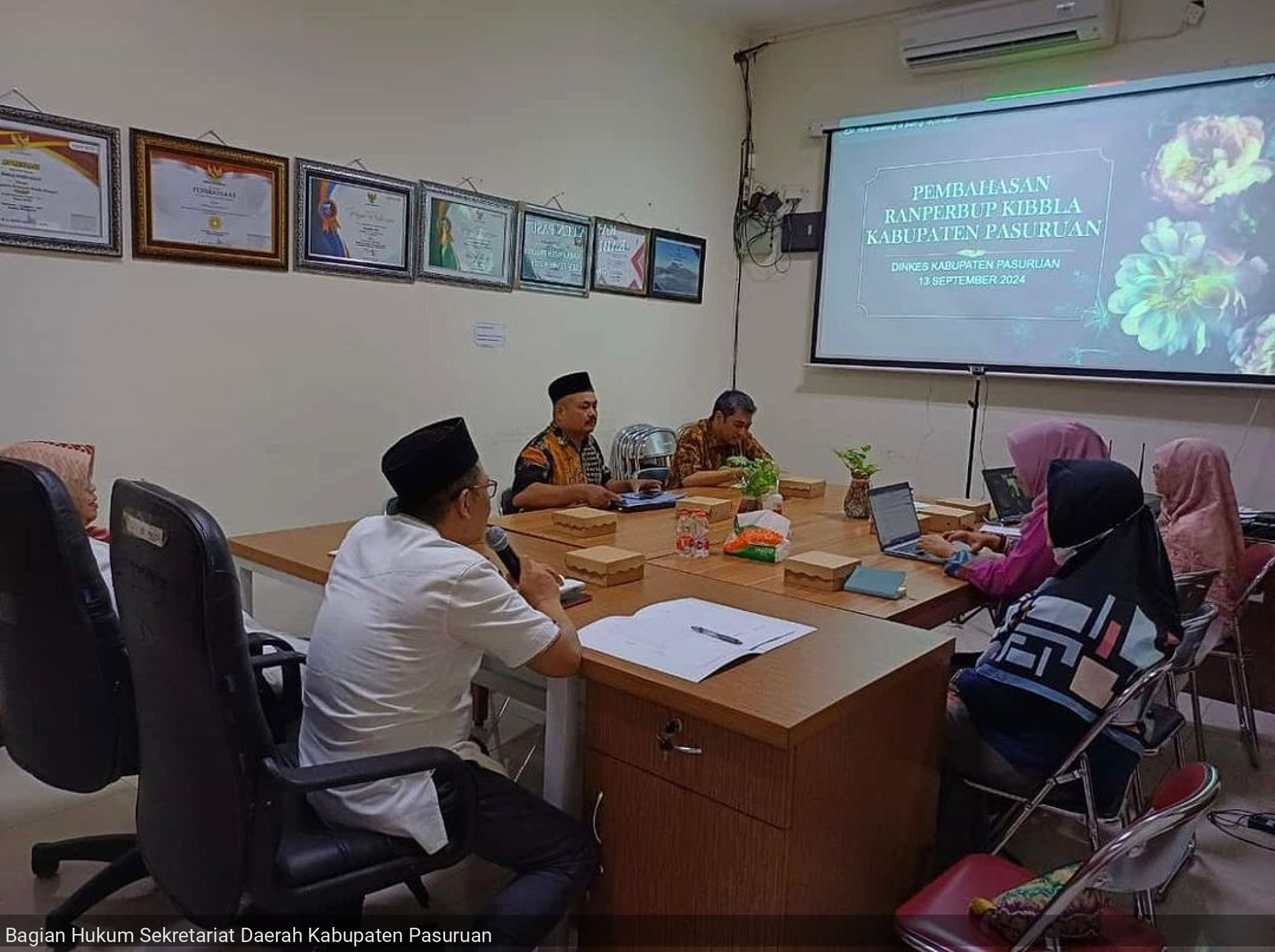 Rapat Pembahasan Rancangan Peraturan Bupati Tentang KIBBLA