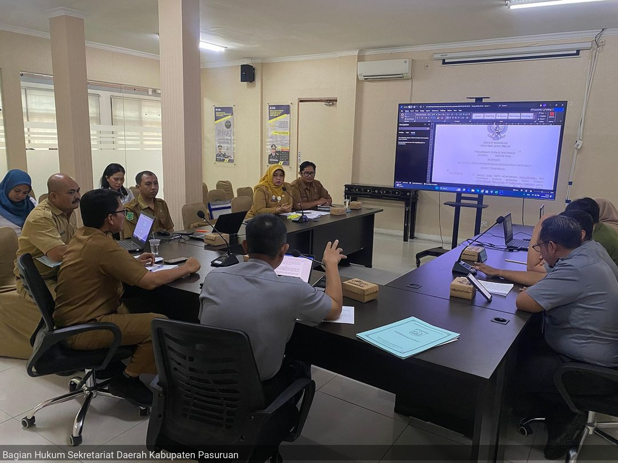 Rapat Pengharmonisasian, Pembulatan, dan Pemantapan Konsepsi Rancangan Peraturan Kepala Daerah Kabupaten Pasuruan