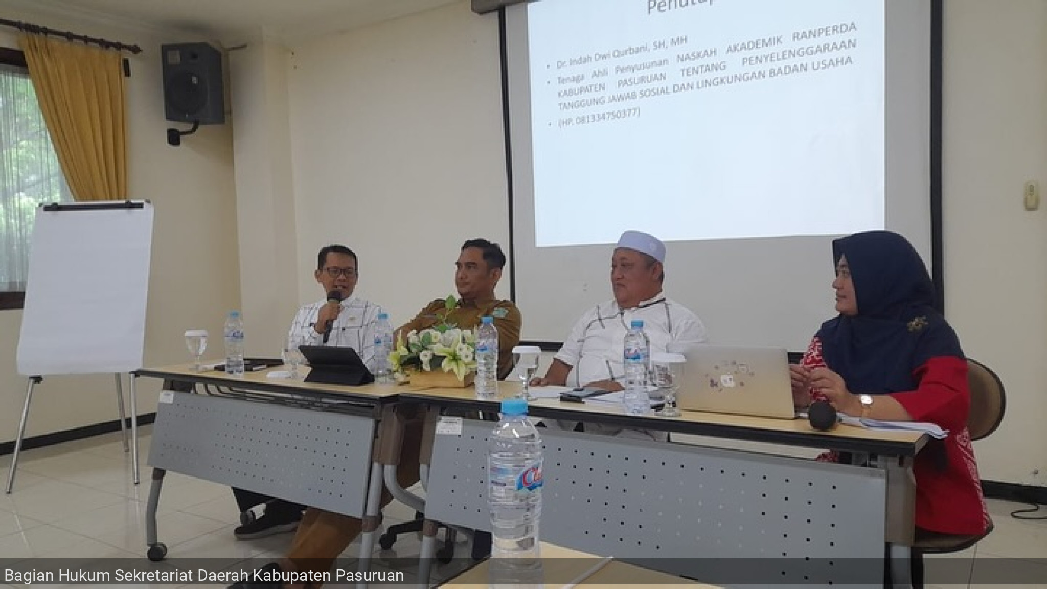 Rapat Pembahasan Naskah Akademik Rancangan Peraturan Daerah Kabupaten Pasuruan