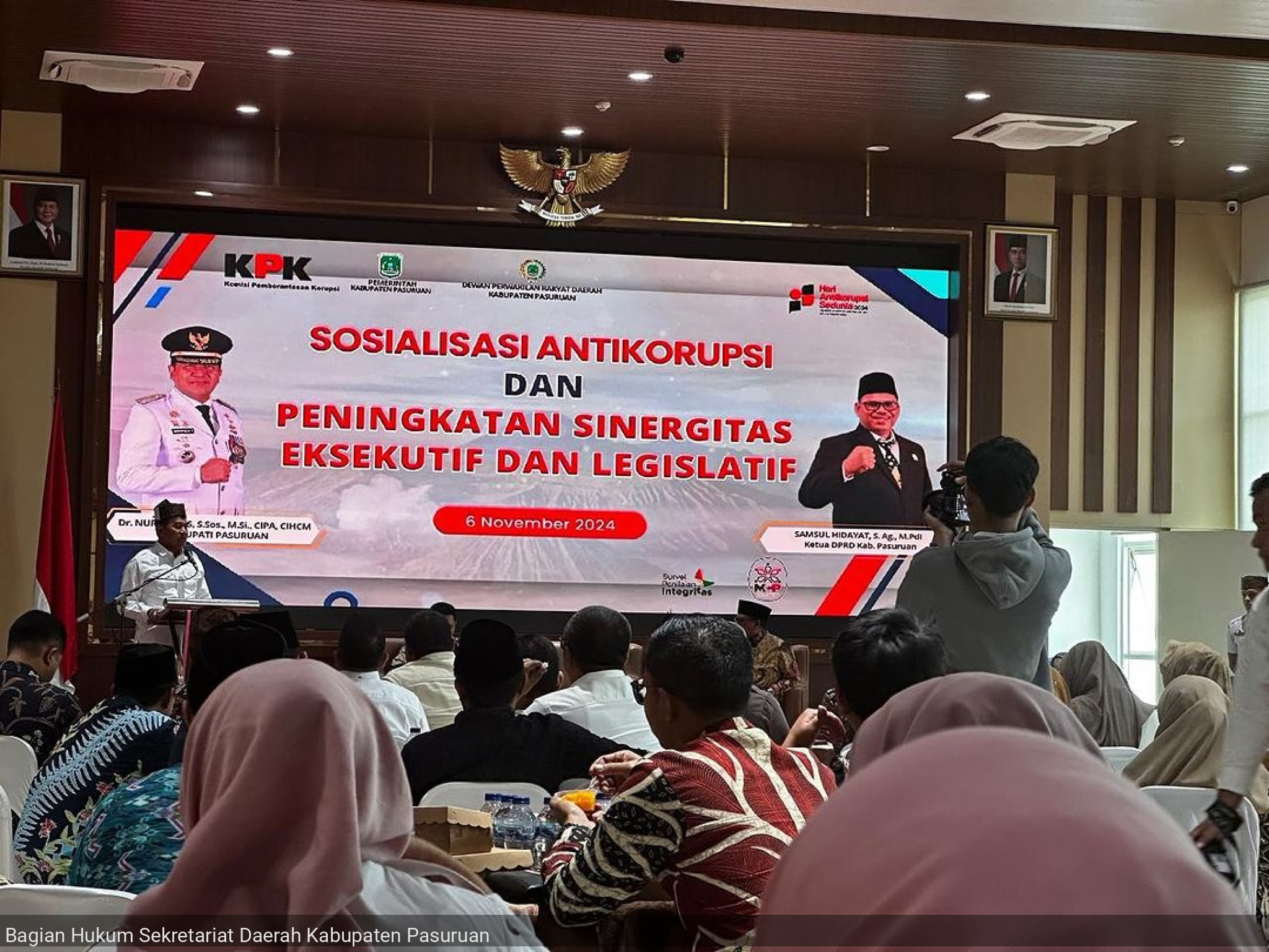 Sosialisasi Anti Korupsi dan Peningkatan Sinergitas Eksekutif dan Legislatif