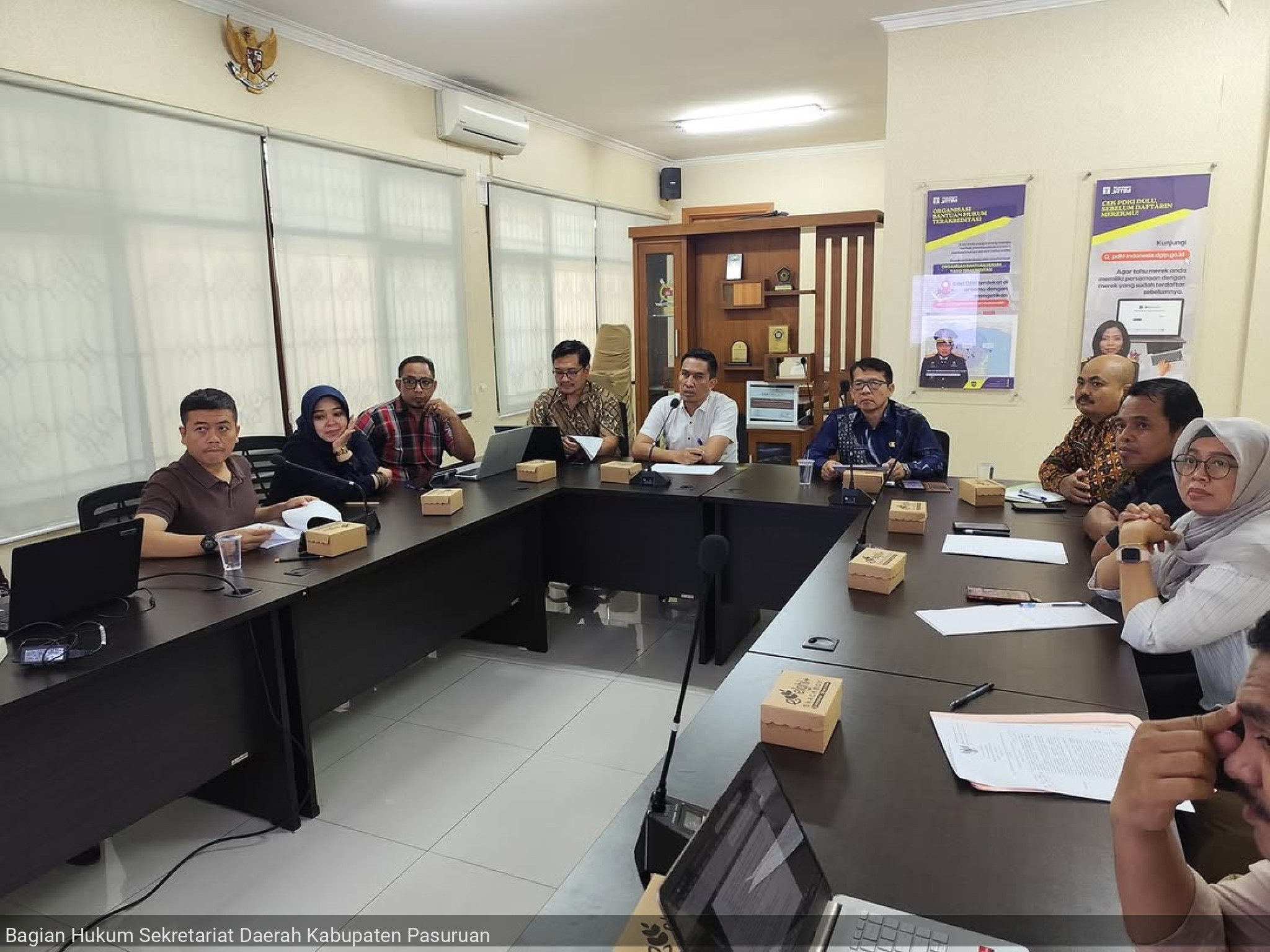 Rapat Pengharmonisasian Pembulatan dan Pemantapan Konsepsi Rancangan Peraturan Bupati Pasuruan tentang Lain-lain Pendapatan Asli Daerah Yang Sah Hasil Kerja Sama Daerah