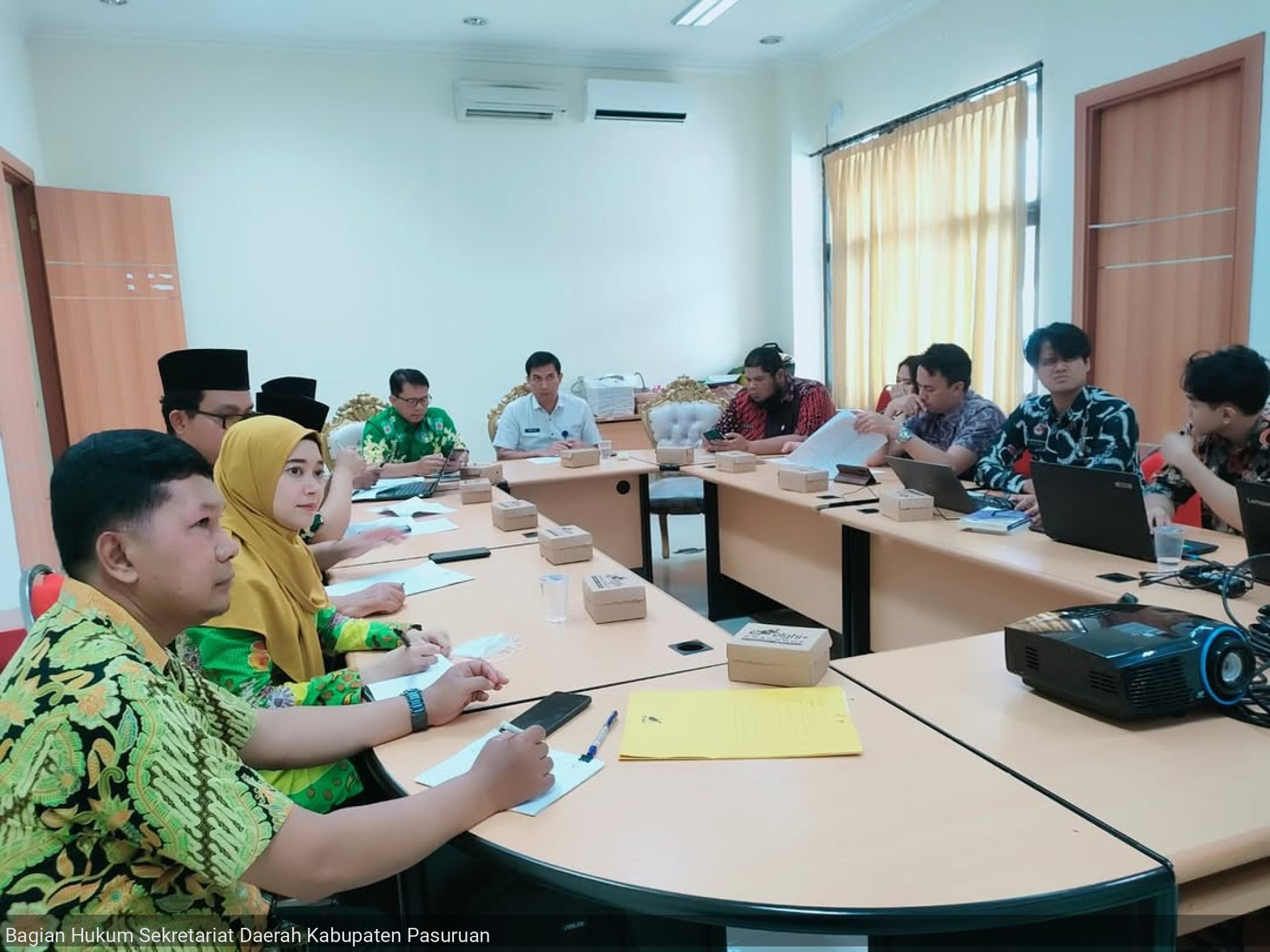 Rapat Pengharmonisasian, Pembulatan dan Pemantapan Konsepsi Rancangan Peraturan Kepala Daerah tentang Remunerasi Badan Layanan Umum Daerah UOBF PUSKESMAS Kabupaten Pasuruan