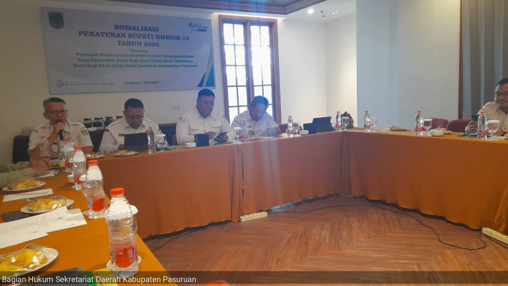 osialisasi Peraturan Bupati Pasuruan Nomor 19 Tahun 2025 tentang Pedoman Pelaksanaan Jaminan Sosial Ketenagakerjaan